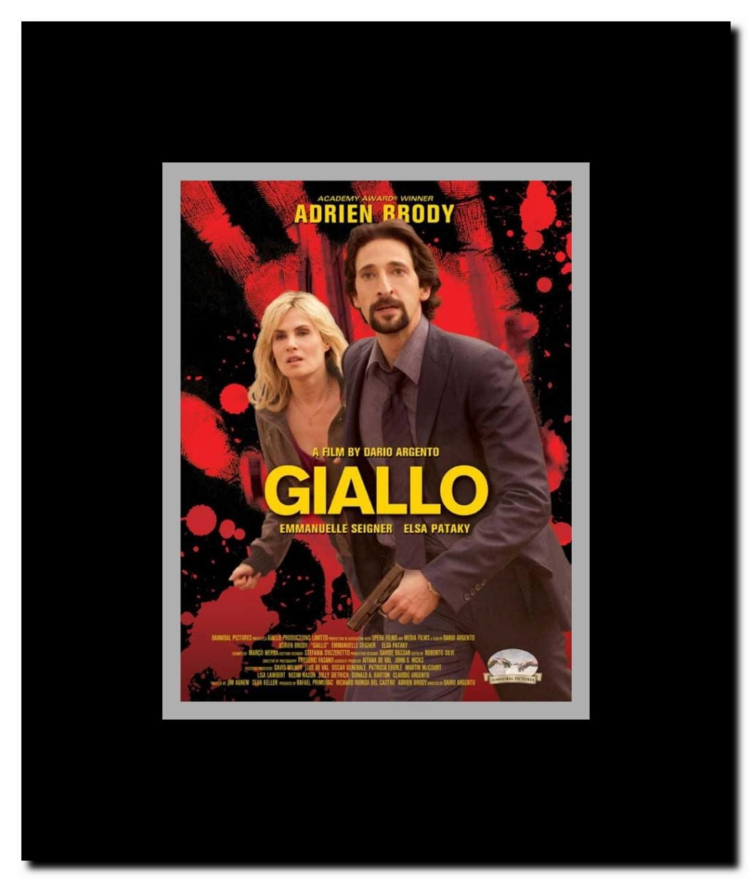 Giallo Framed Movie Poster