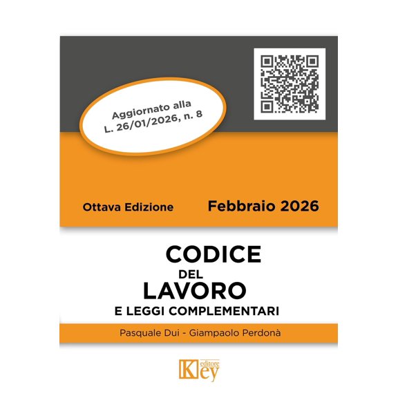 Giampaolo Perdon,Pasquale Dui Codice del lavoro e leggi complementari 2026 (Paperback)