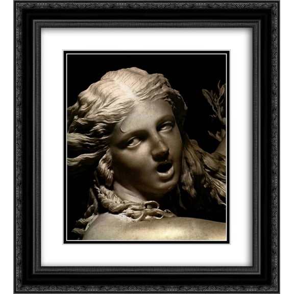 Gian Lorenzo Bernini 2x Matted 20x22 Black Ornate Framed Art Print 'Apollo and Daphne [detail]'