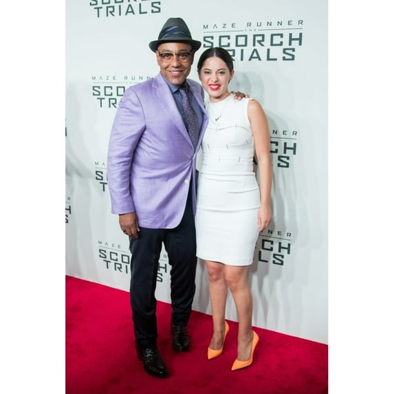 Giancarlo Esposito, Rosa Salazar, At Arrivals For Maze Runner The Scorch Trials Premiere, Regal Cinemas E