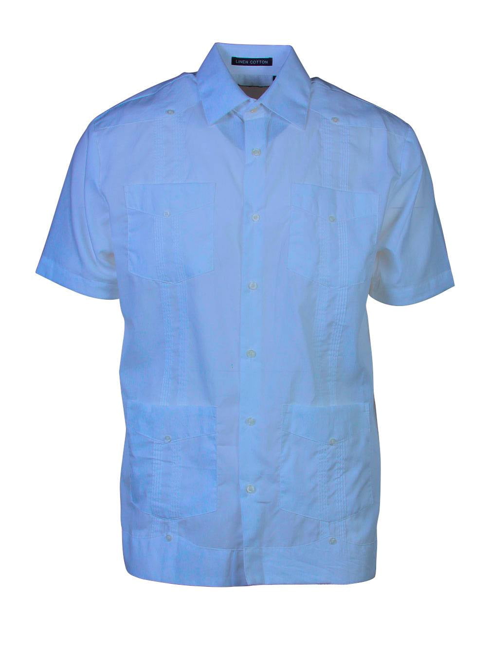 Giancarlo Wide Light Weight Breezy Short Sleeve Dress Shirt Blue Small ...