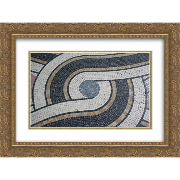 Giandomenico Facchina 2x Matted 24x20 Gold Ornate Framed Art Print 'Paris Petit Palais'