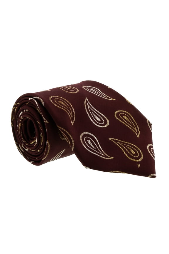 J094 U9E Eggplant Silk Mens Tie for mens