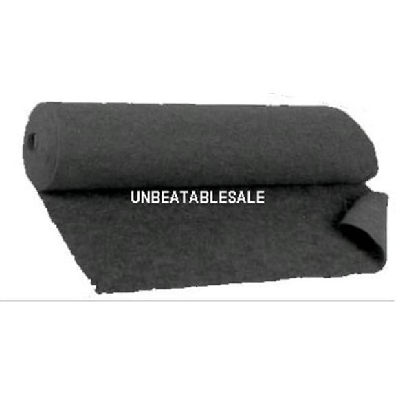 Gianfranco Ferre Large Roll 100 Square Yards Black Utility Carpet