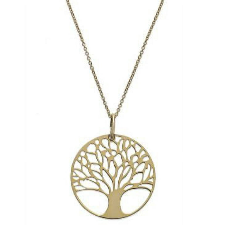24k gold over sale sterling silver necklace