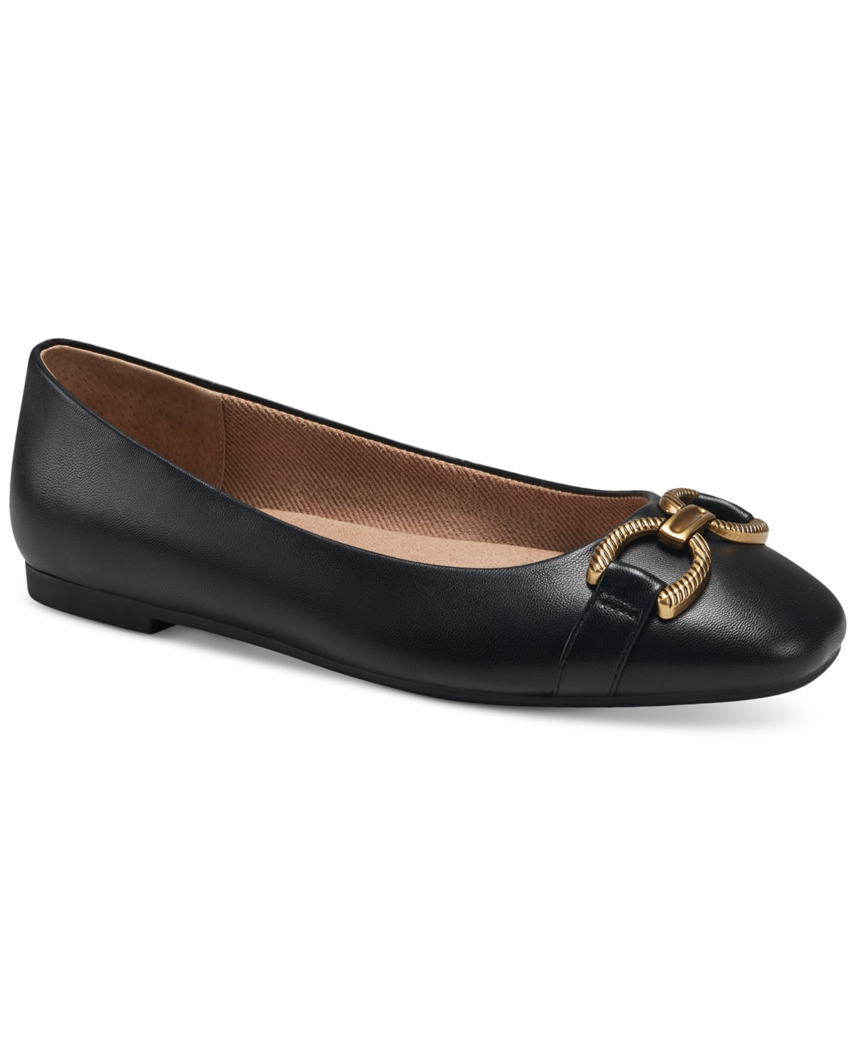 Giani Bernini Brookee Memory Foam Ballet Fla Black 8.5M Walmart
