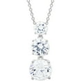 thumbnail image 1 of Giani Bernini Cubic Zirconia Graduated 18" Pendant Necklace in Sterling, 1 of 1