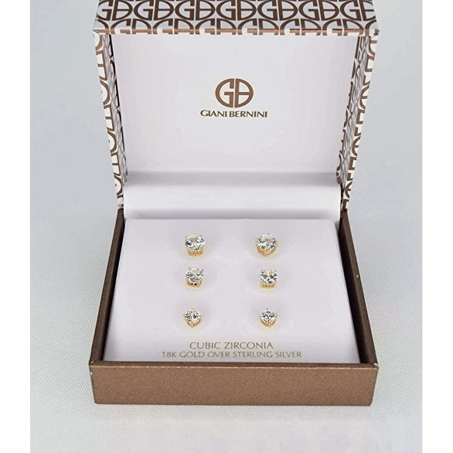 Giani Bernini 3-Pc. Set Small Earrings in Sterling Silver