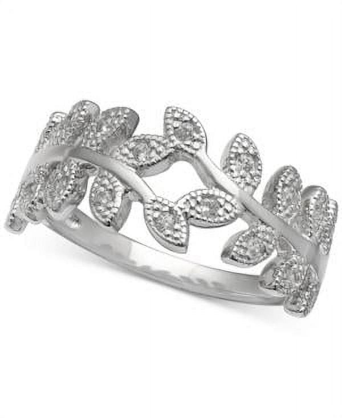 Giani Bernini Cubic Zirconia Vine Ring in Sterling Silver Size 9