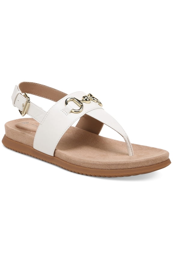 Cynthiaa Memory Foam Slingback Thong Flat Sandals