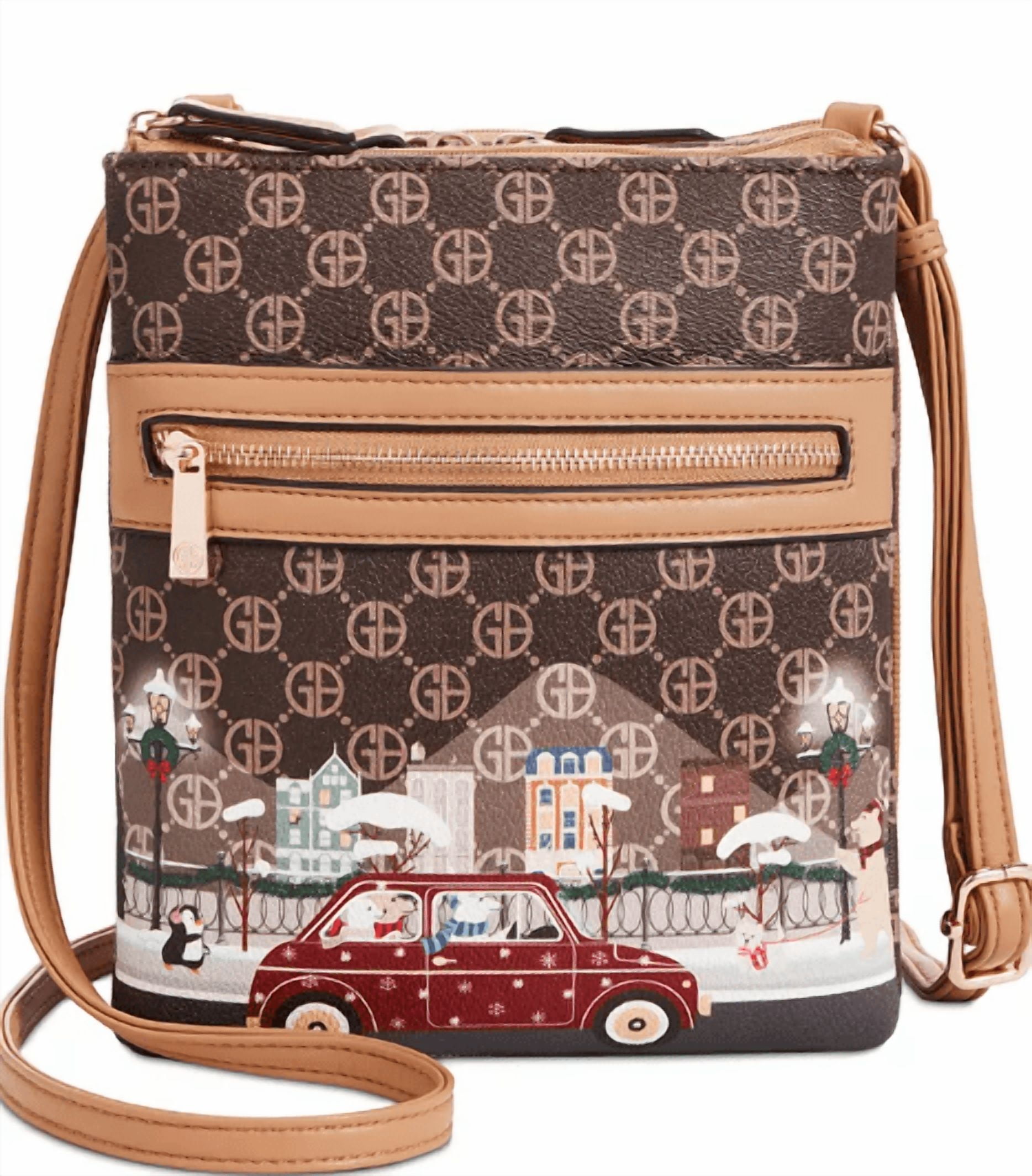 Giani Bernini Holiday Bears Dasher Bag