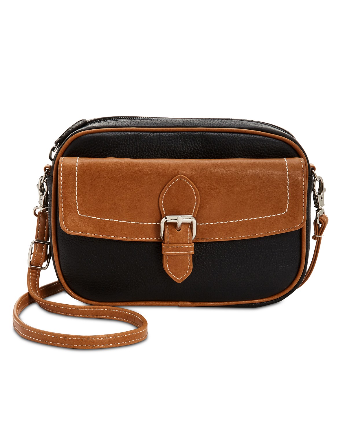 Giani Bernini Leather Convertible Belt Bag Black Walmart