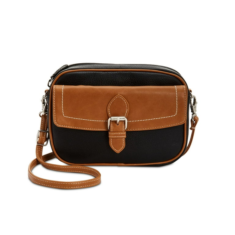 Giani Bernini Leather Convertible Belt Bag Black Walmart