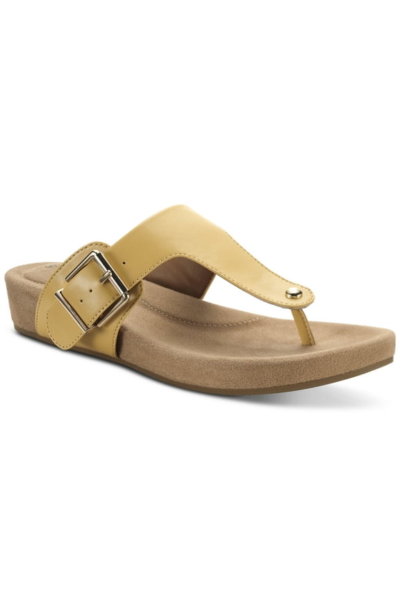 Memory Foam Rivver Sandals, YELLLOW 8W