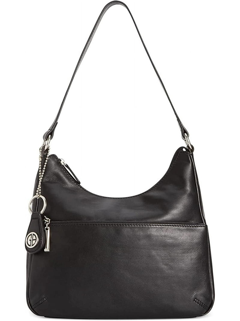 Giani Bernini Nappa Leather Hobo Bag Black