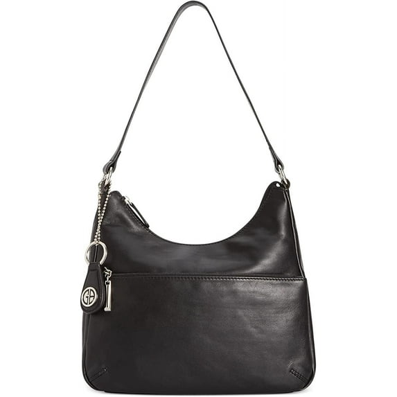 Giani Bernini Nappa Leather Hobo Bag Black