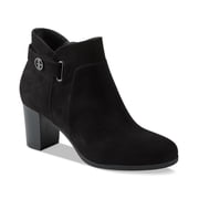 Giani Bernini Women's Artemyss Memory Foam Block Heel Dress Booties, Black Micro, 9