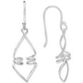 thumbnail image 1 of Giani Bernini Women’s Double Corkscrew Drop Earrings (Silver), 1 of 1