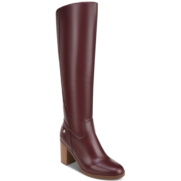 Giani Bernini Women's Odettee Riding Boots Wine Leather 8.5M