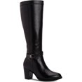 thumbnail image 1 of Giani Bernini Womens Rozario Leather Almond Toe Knee High Fashion Boots, 1 of 5