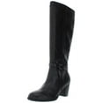 thumbnail image 1 of Giani Bernini Women's Rozario Leather Tall Knee High Boots Black Size 7M, 1 of 2