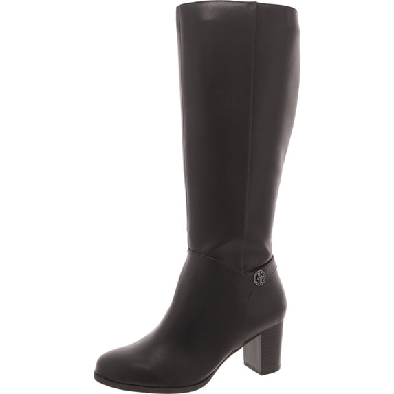 Giani Bernini Womens Adonnys Faux Leather Tall Knee-High Boots