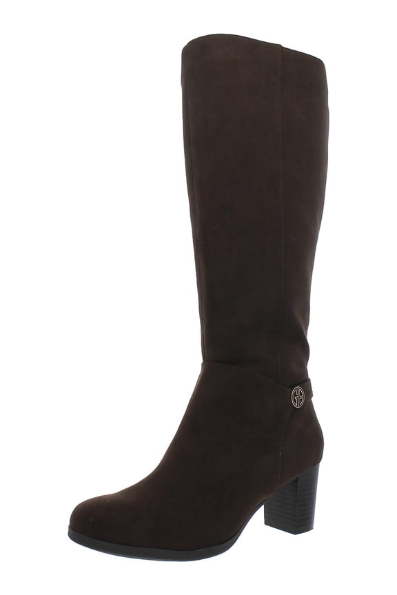 Womens Adonnys Faux Suede Knee-High Boots