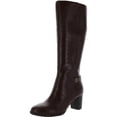 thumbnail image 1 of Giani Bernini Womens Adonnys Leather Tall Knee-High Boots Brown 9 Medium (B,M), 1 of 3