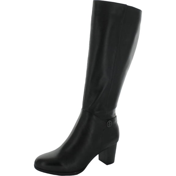 Giani Bernini Womens Adonnys Leather Tall Knee-High Boots