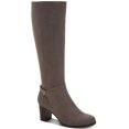 thumbnail image 1 of Giani Bernini Womens Adonnys Suede Block Heel Knee-High Boots, 1 of 3