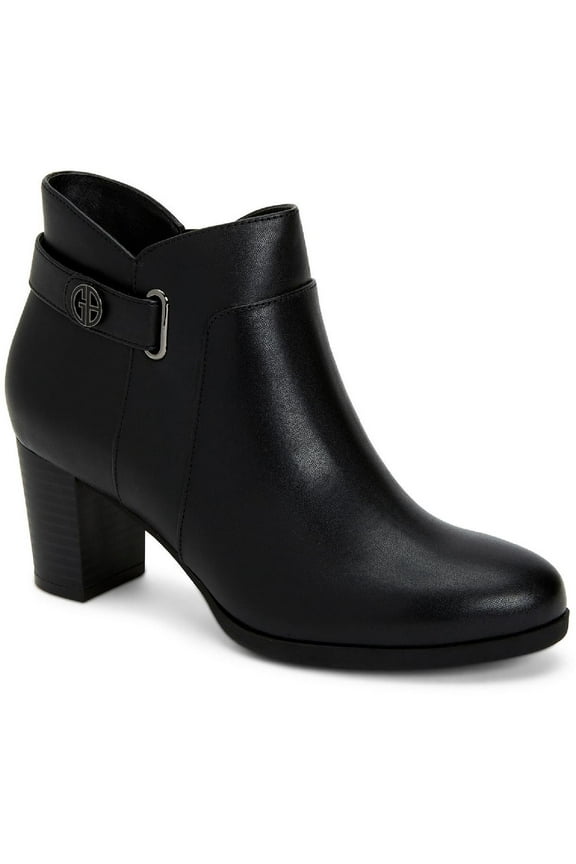 Womens Artemy Block Heel Slip On Booties