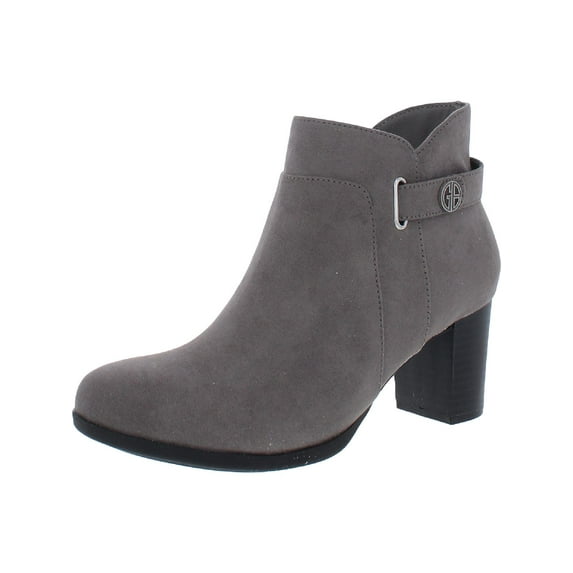 Giani Bernini Womens Artemy Block Heel Slip On Booties