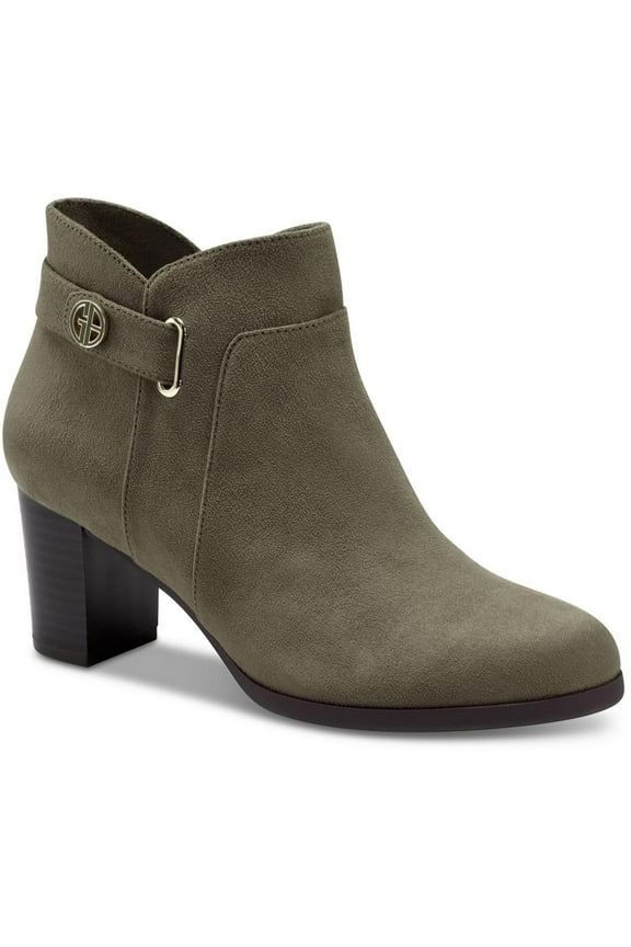 Womens Artemyss Faux Leather Ankle Booties