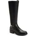 thumbnail image 1 of Giani Bernini Womens Barnibee Faux Leather Riding Knee-High Boots, 1 of 1