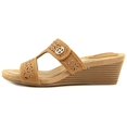 thumbnail image 1 of Giani Bernini Womens Brezaa Open Toe Casual Slide Sandals, 1 of 4