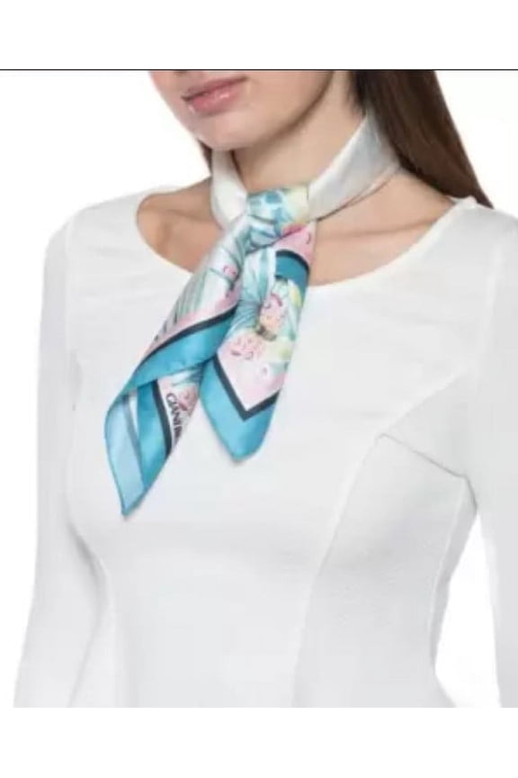 Womens Butterfly Tropical Bandanna Scarf, Blue