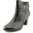 thumbnail image 1 of giani bernini womens calae leather round toe ankle cowboy, black, size 10.0, 1 of 5