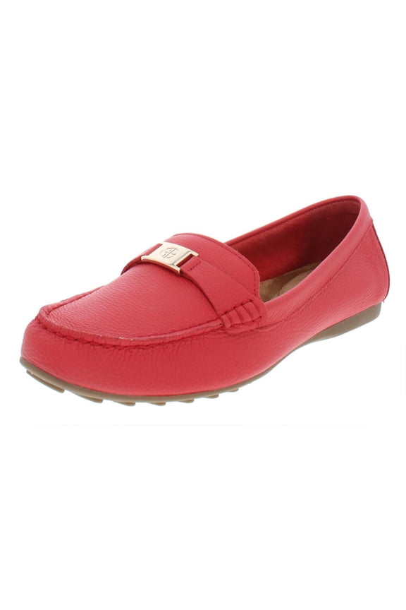 Womens Dailyn Leather Moccasin Loafers