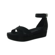 Giani Bernini Womens Eviee Memory Foam Ankle Strap Platform Sandals