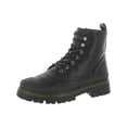 thumbnail image 1 of Giani Bernini Womens Lace-Up Faux Leather Combat & Lace-Up Boots, 1 of 1