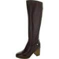 thumbnail image 1 of Giani Bernini Womens Odettee Leather Almond Toe Knee-High Boots, 1 of 1