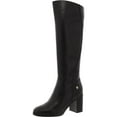 thumbnail image 1 of Giani Bernini Womens Odettee Leather Almond Toe Knee-High Boots, 1 of 1