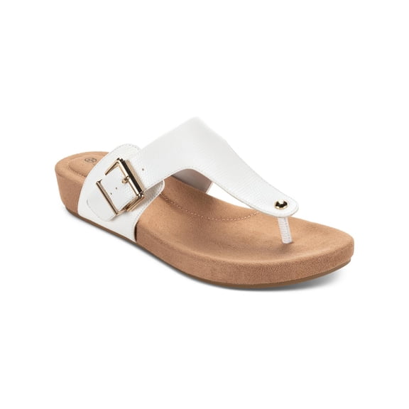 Giani Bernini Womens Rivver Sandals Buckle Thong Sandals