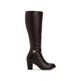 thumbnail image 1 of Giani Bernini Womens Rozario Leather Almond Toe Knee High Fashion Boots, 1 of 3