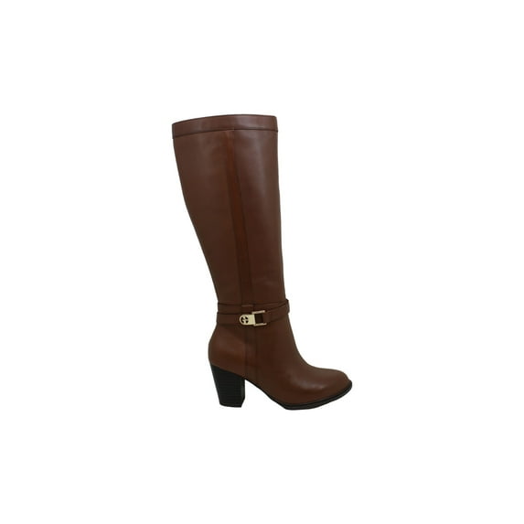 Giani Bernini Womens Rozario Leather Almond Toe Knee High Fashion Boots