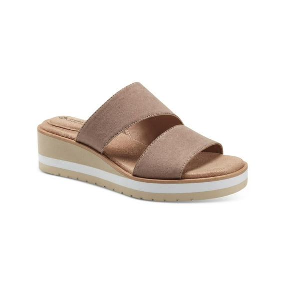 Giani Bernini Womens Ryerr Padded Insole Slip On Wedge Sandals