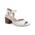 thumbnail image 1 of Giani Bernini Womens Townsonn Faux Leather Ankle Strap Block Heels, 1 of 3