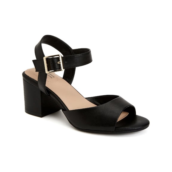 Giani Bernini Womens Townsonn Memory Foam Ankle Strap Block Heels