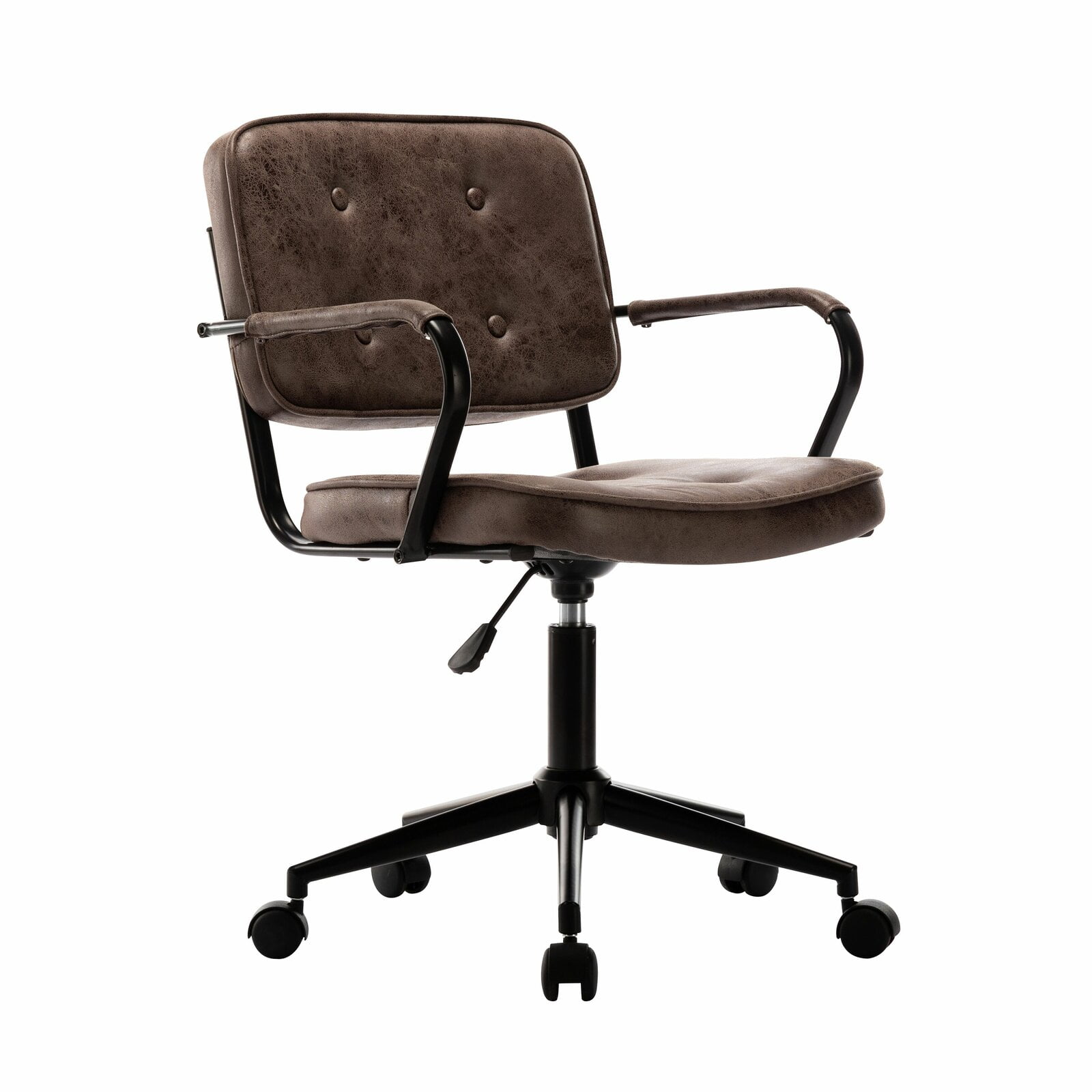Gianluca Suede Task Chair 18.9 W x 16.14 D Swivel Yes