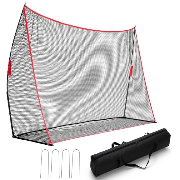 Gianna 10'x7' Golf Practice Net with Frame, Sturdy Indoor and Outdoor Golf Hitting Net for Home, Garage, or Backyard Driving Range
